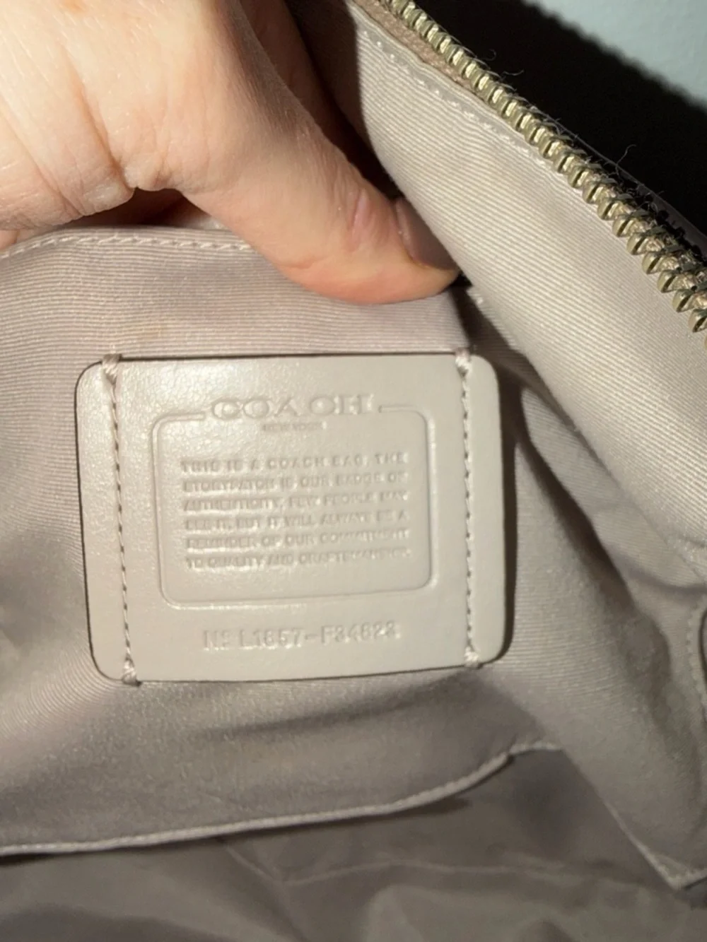 Coach Small Crossbody Bag in Light Blush